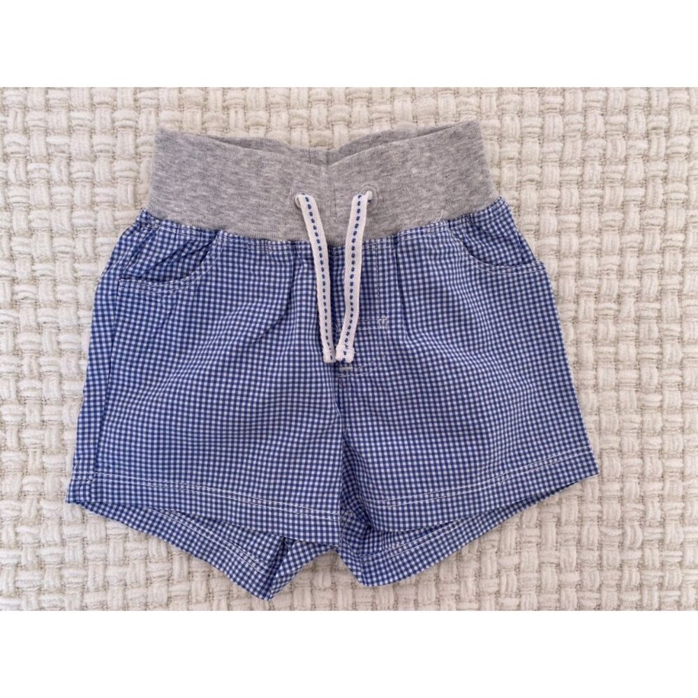 H&M Blue Gingham Shorts